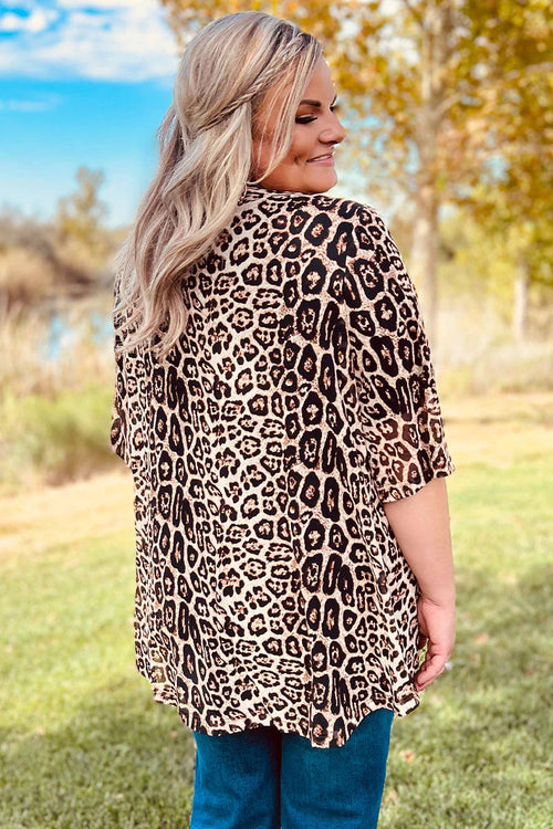 Laramie Leopard Caridgan - Also in Plus Size