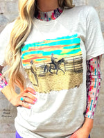 Down River Aztec Mesh Layering Top - Also in Plus Size