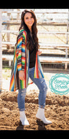 Coahoma Serape Kimono Caridgan - Also in Plus Size