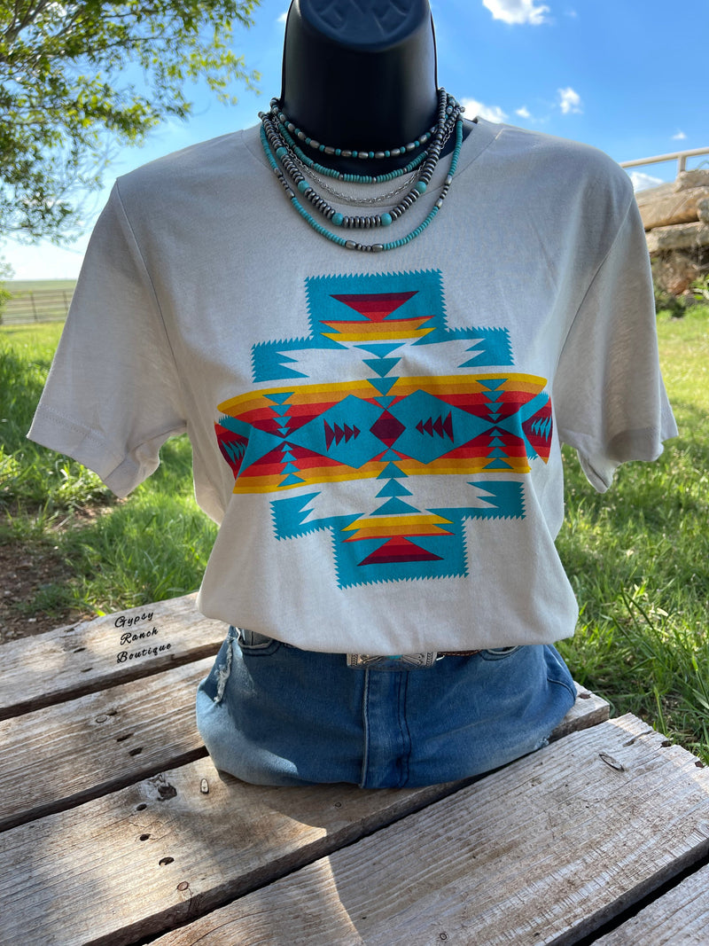 Clovis Pendelton Tee - Also in Plus Size