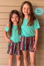 Color Me Serape Shorts - Kids