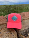 Let’s Rock the Summer Aztec Neon Coral Cap