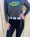 Spanish Fork Turquoise Concho Belt
