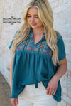 El Reno Embroidered Top