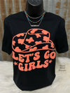Let’s Go Girls Neon Coral Puff Print Top - Also in Plus Size