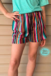 Color Me Serape Shorts - Kids