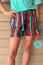 Color Me Serape Shorts - Kids