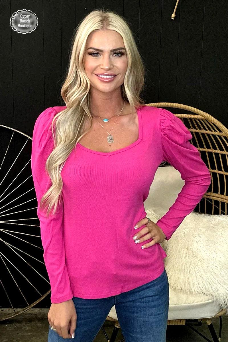 Something Classy Pink Top - Also in Plus Size