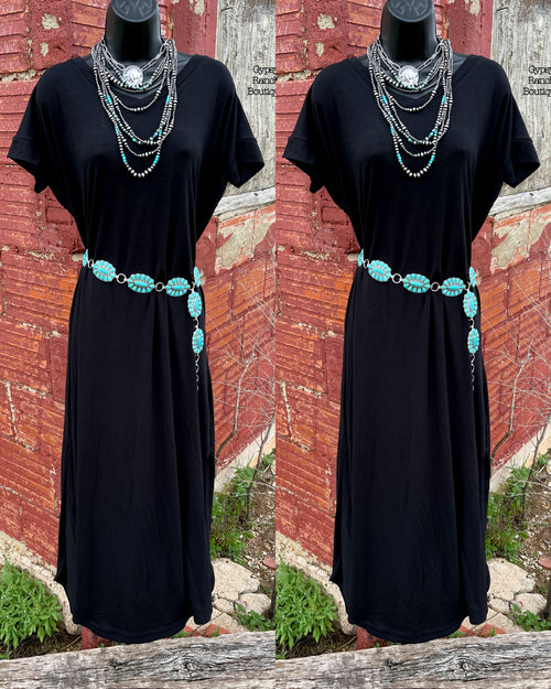 Brogan Black Maxi Dress - Also in Plus Size