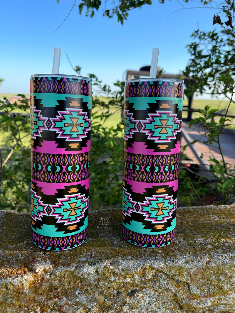 Fiesta Aztec 20 oz Slim Cup