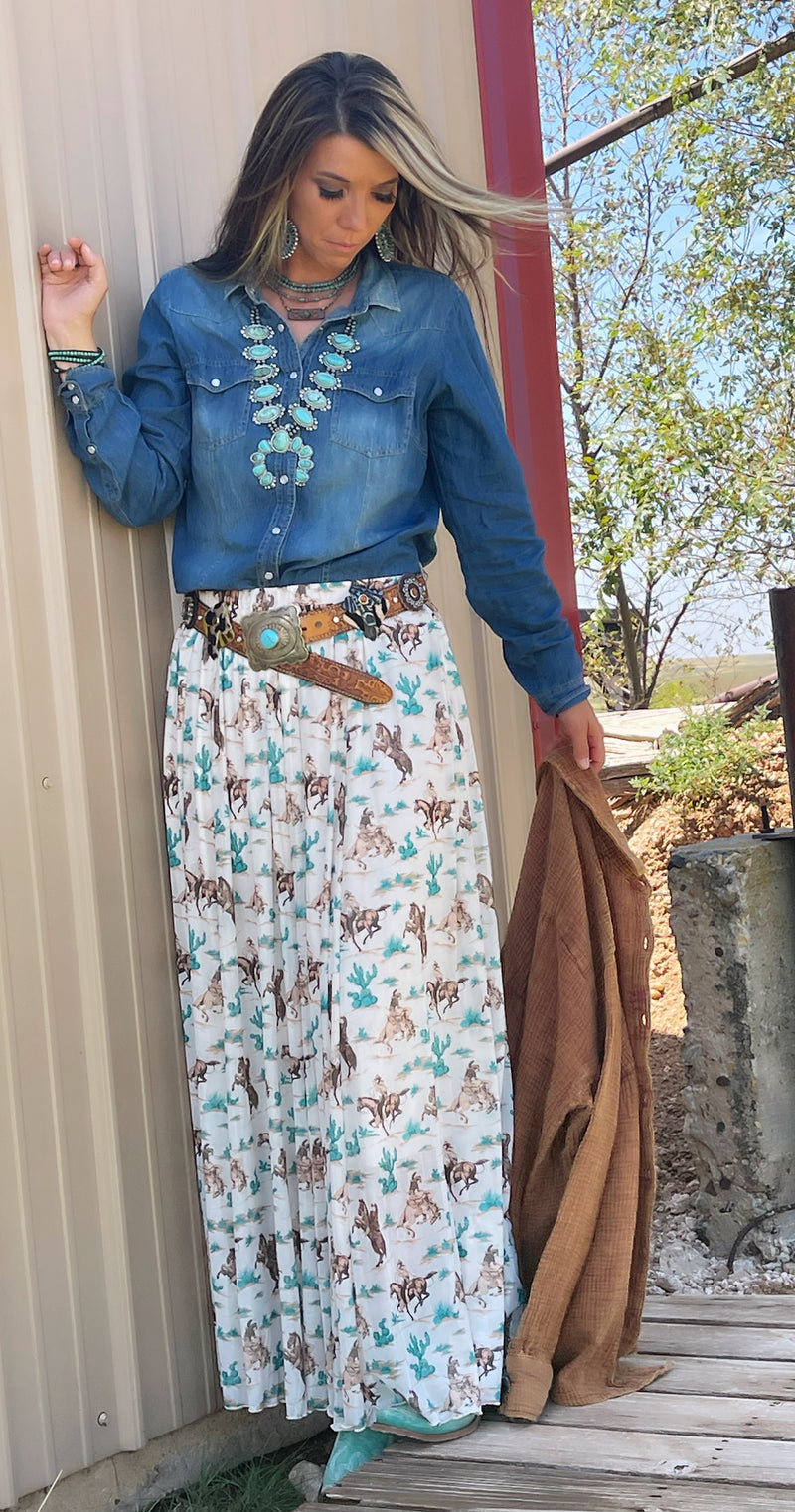 The Stockyards Skirt - Also in Plus Size