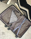 Rolling Rambler Serape Leopard Hard Sided Luggage SuitCase