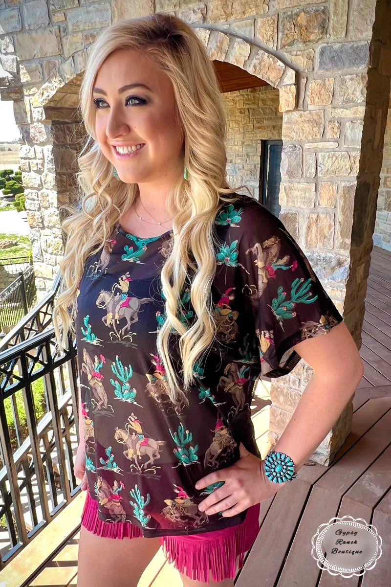 Wanted & Wild Mesh Top - Also in Plus Size