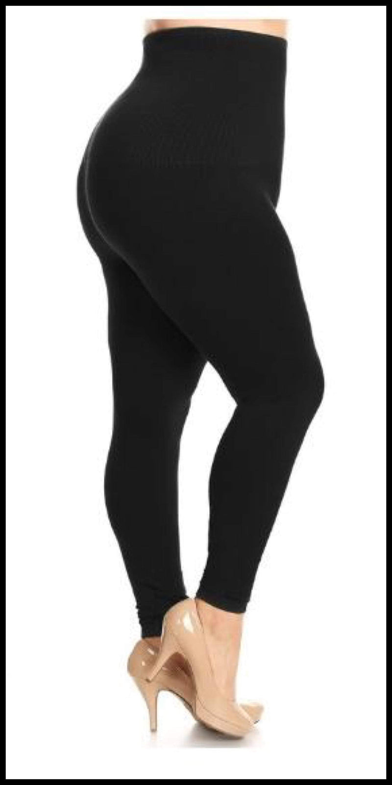 Plus Size High Waist Leggings