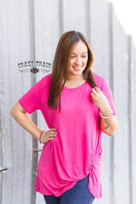 Pink Knotty Top - Also in Plus Size