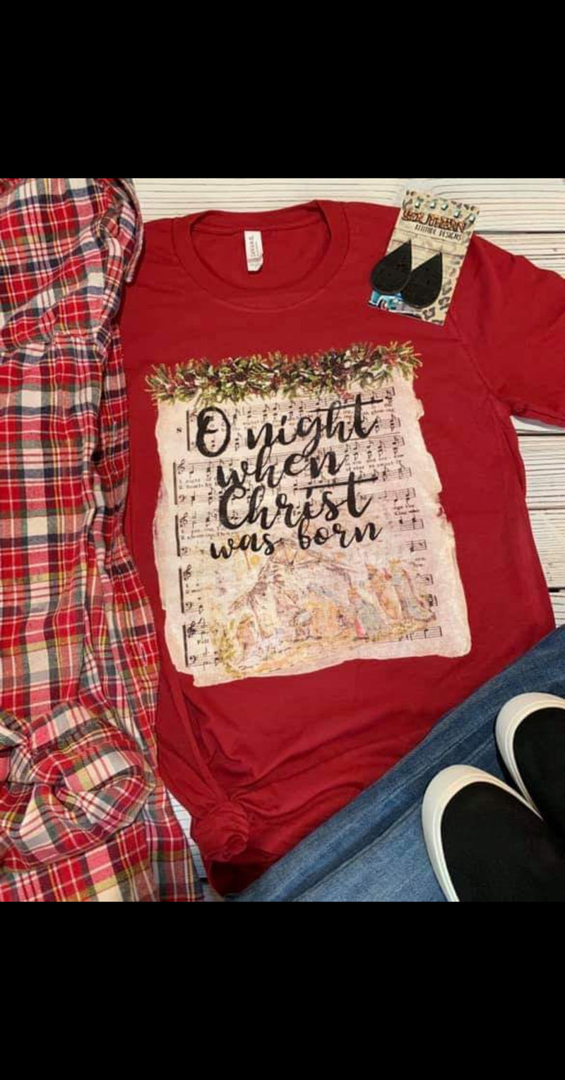 O' Night When Christ Was Born Top - Also in Plus Size
