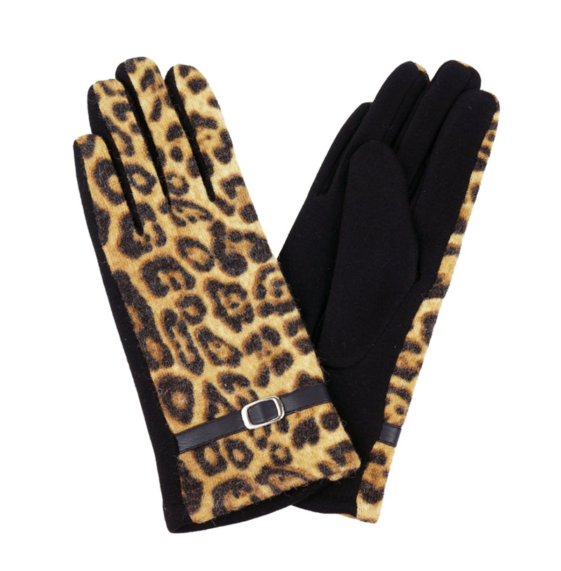 Leopard Smart Touch Gloves