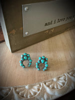 Dainty Turquoise Baby Squash Necklace or Earrings