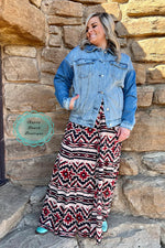 Midland Cross Maxi Skirt - Also in Plus Size