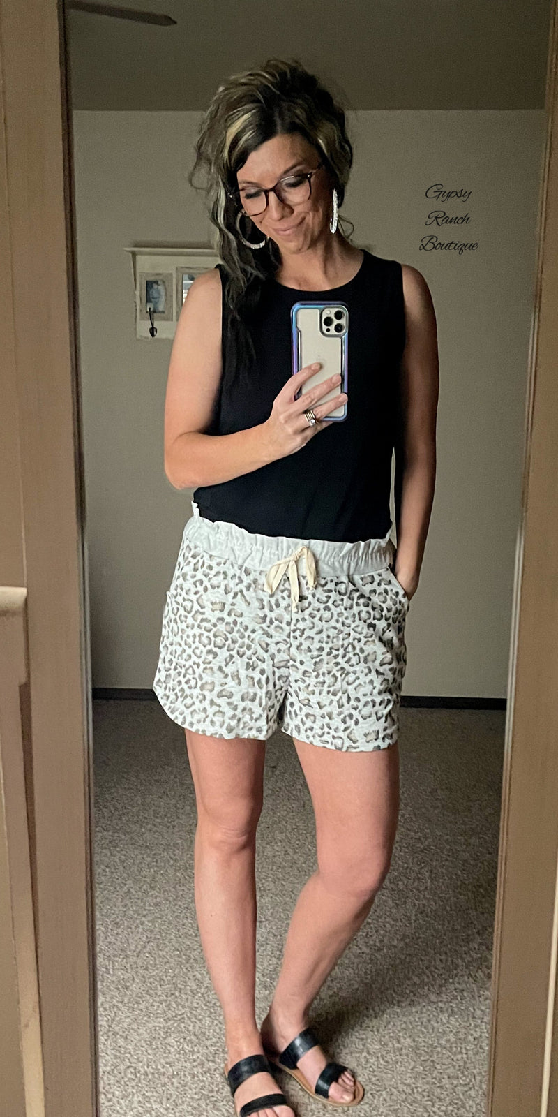 Santa Clara Leopard Shorts