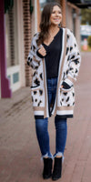 Let’s Cozy Up Leopard Cardigan - Also in Plus Size