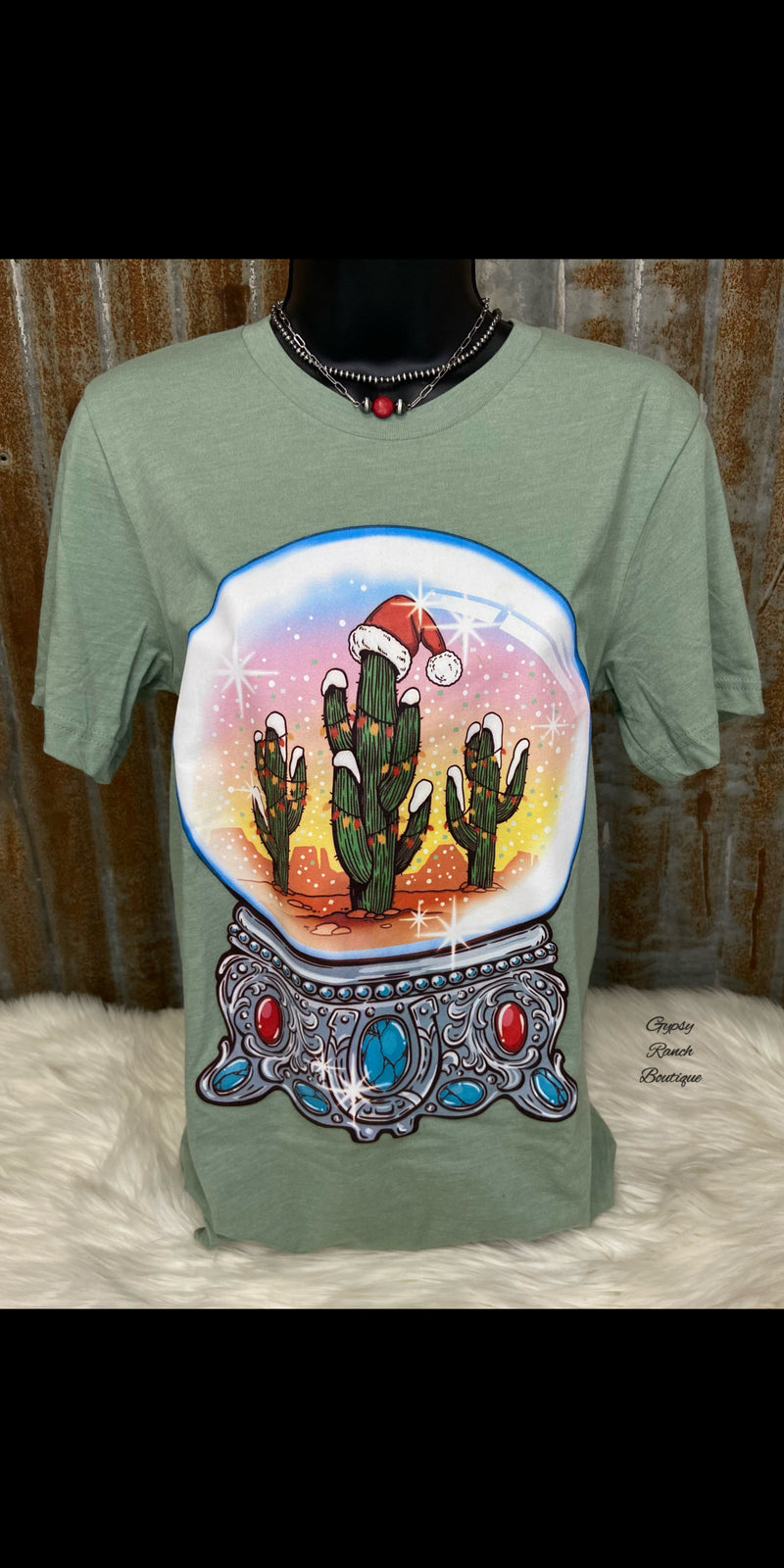 Cactus & Jewels Snow Globe Top - Also in Plus Size