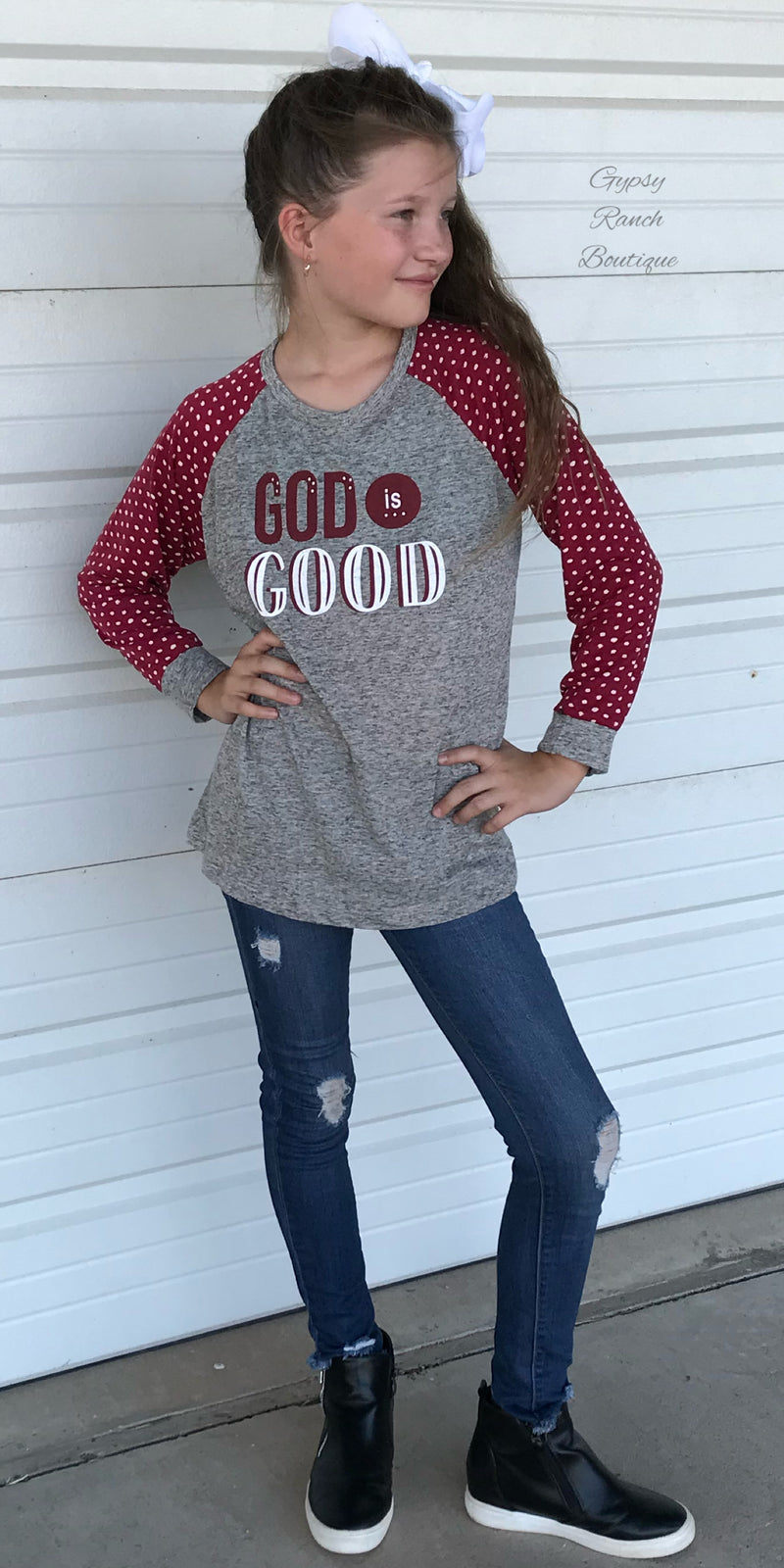 Kids God is Good Top