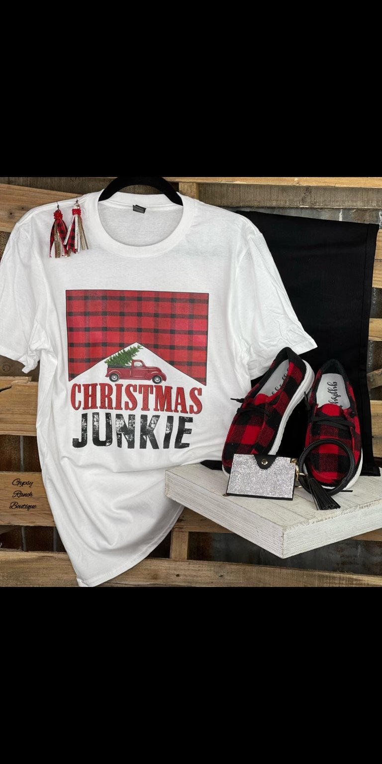 Christmas Junkie Top - Also in Plus Size