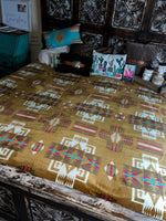 El Rancho Tan SOFT Queen Size Reversible Blanket