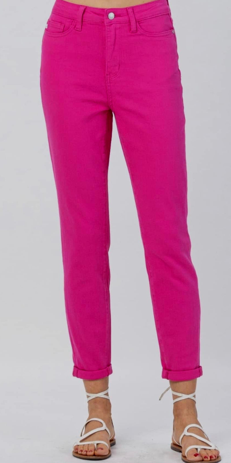 Hickory Creek Pink Boyfriend Judy Blue Jeans