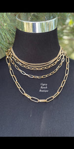 Ragin’ Chains Gold Necklace