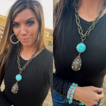 Peak Mountain Chief Turquoise Necklace