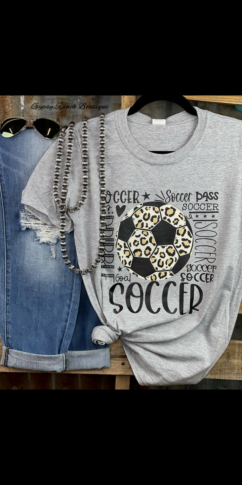 Soccer Typography Tee - Also in Plus Size