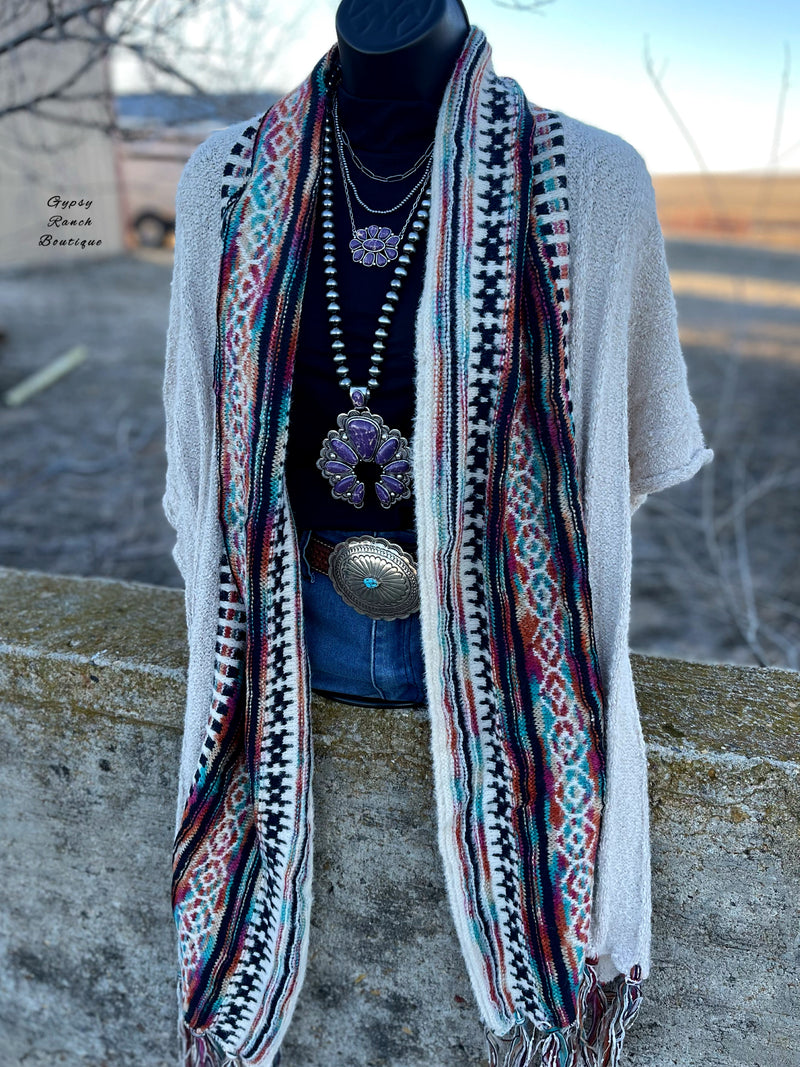 Blane Aztec Cardigan - Also in Plus Size