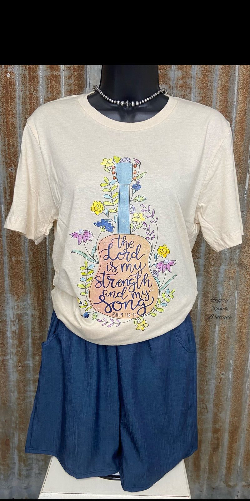 The Lord is My Strength & My Song Top - Also in Plus Size