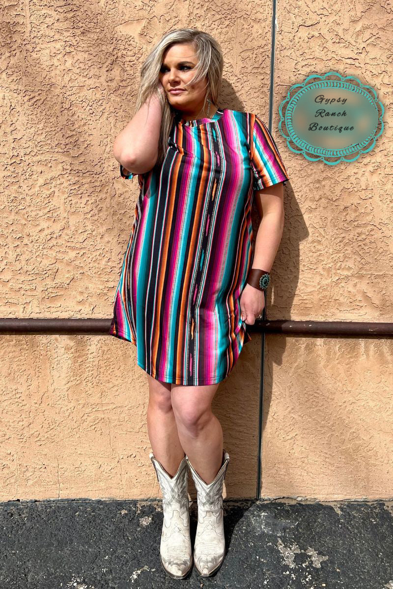 Brookhaven Serape Dress - Also in Plus Size