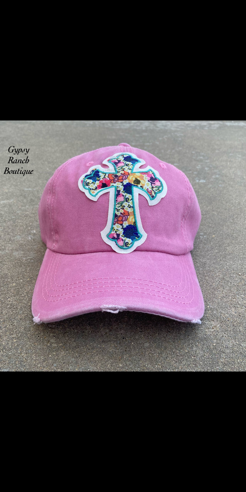 Kennedy Cross Floral Cap