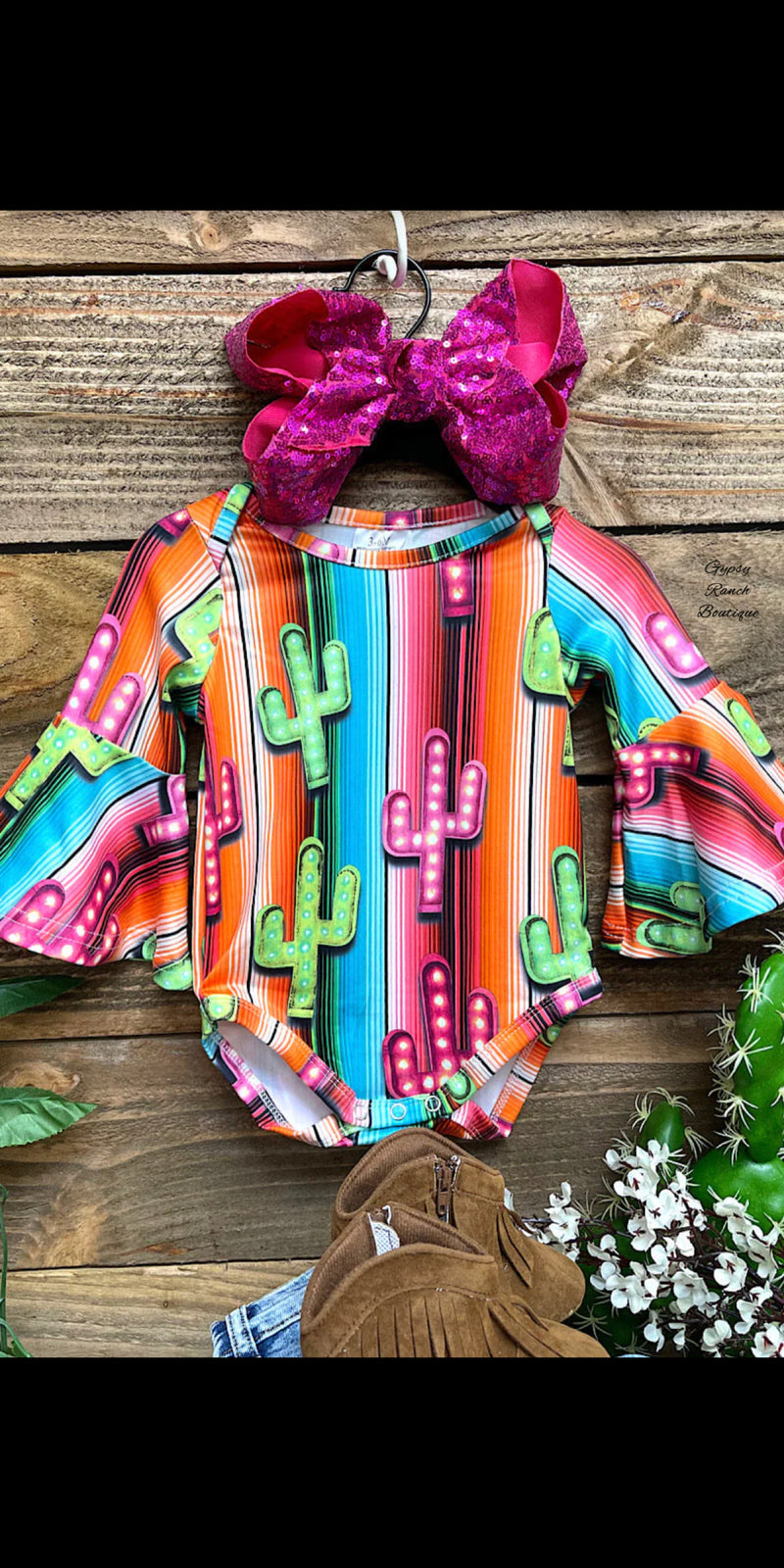 Sonora Cactus Baby Onesie