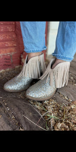 Sequoia Bling & Fringe Bootie