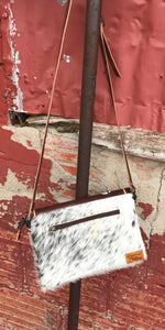 Cactus Getaway Cowhide  Purse