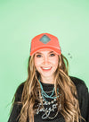 Let’s Rock the Summer Aztec Neon Coral Cap