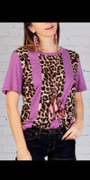 Tahoka Lavender & Leopard Top - Also in Plus Size