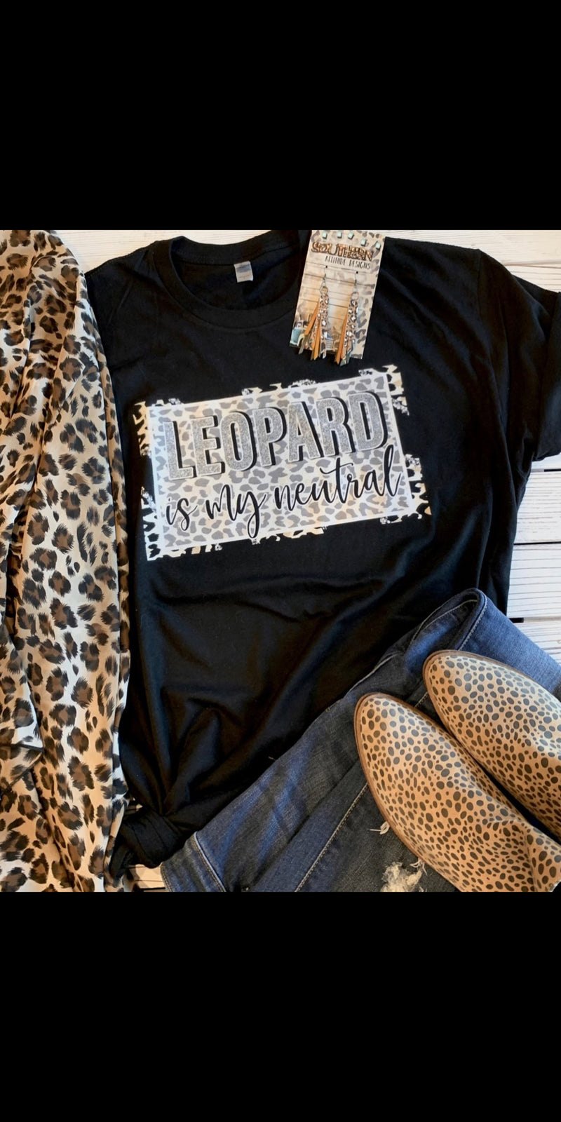 Leopard is my Neutral Top - Also in Plus Size