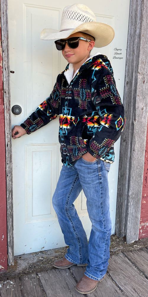 Dublin Kids Softest Aztec Jacket