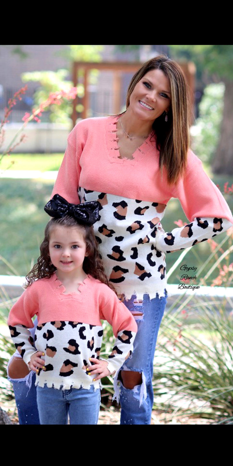 Brogan Mommy & Me Leopard Sweater