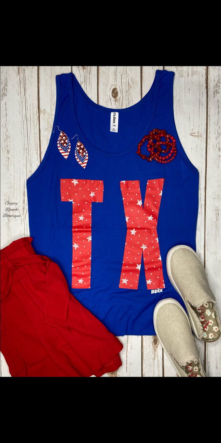 Texas Star Tank Top - Also in Plus Size