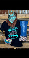 Kids My Heroes Have Always Been Cowboys Top