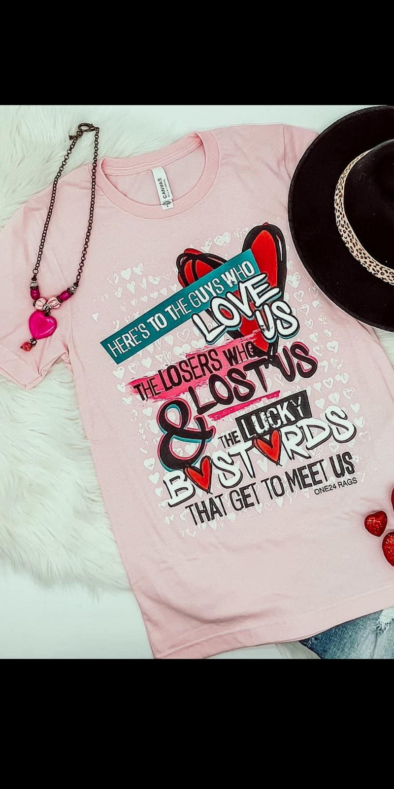 Here’s To The Guys Tee - Also in Plus Size