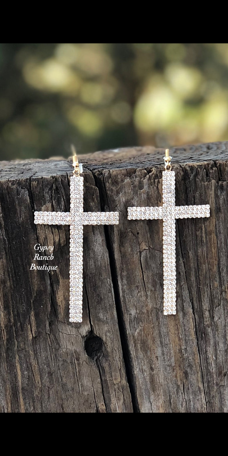 Across The Nations Cross Earrings