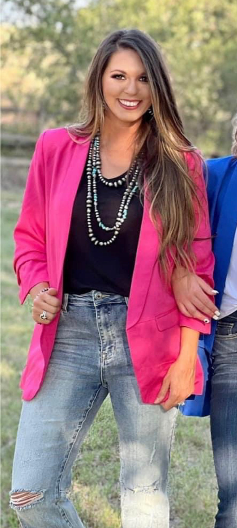 Bristen Pink Blazer